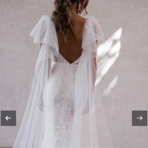 Made With Love Long Tulle Bows for wedding dress